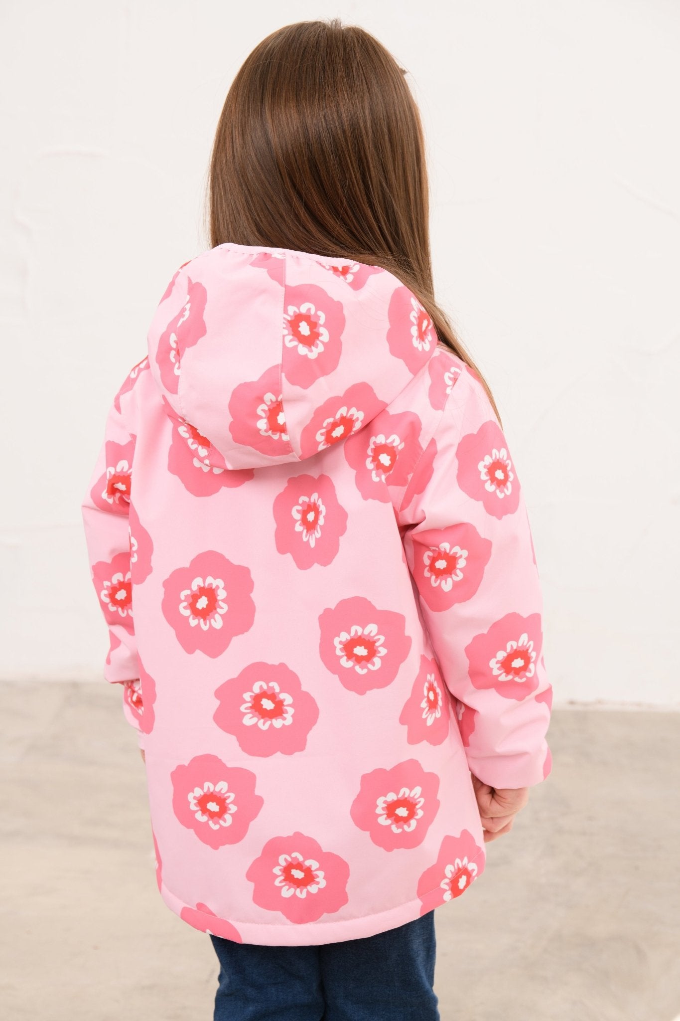 Freya Coat - Pink Flower-Lighthouse