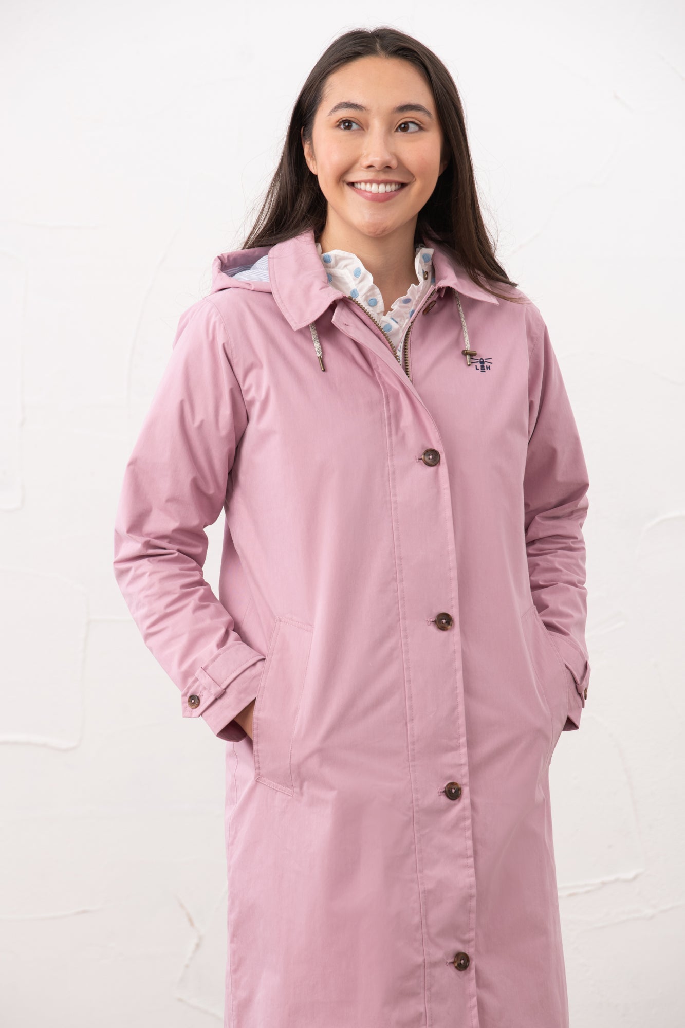 Hallie Coat - Wild Rose - Lighthouse