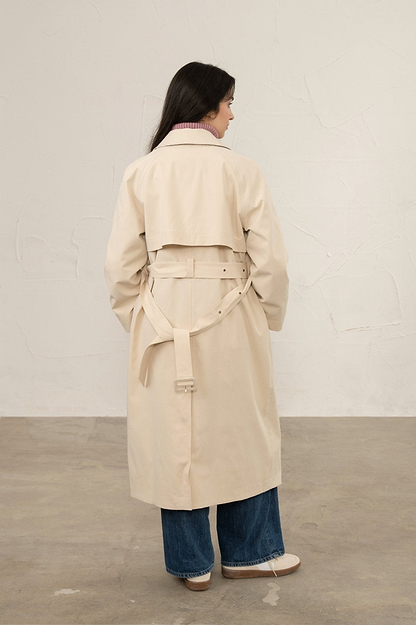 Harper Waterproof Trench Coat - Stone-Lighthouse