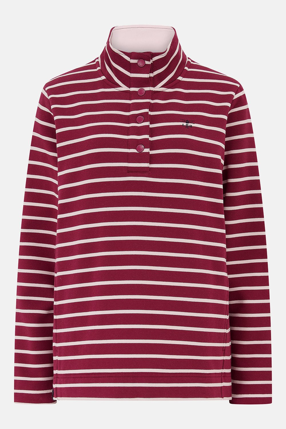 Haven Jersey - Berry Pale Pink Stripe-Lighthouse