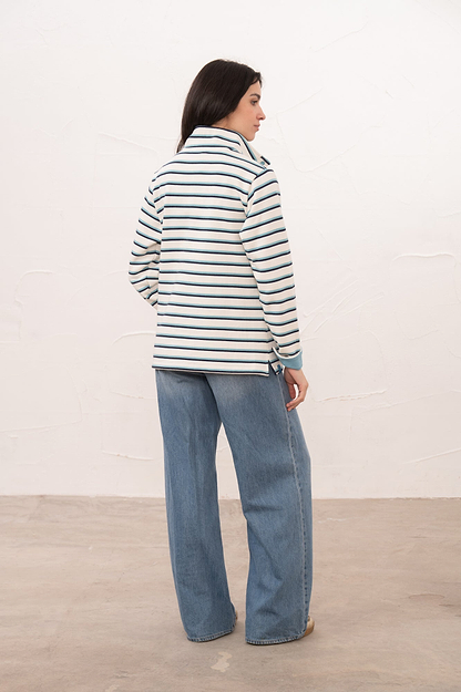 Haven Jersey - Indigo Stripe - Lighthouse