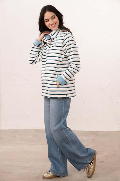 Haven Jersey - Indigo Stripe - Lighthouse