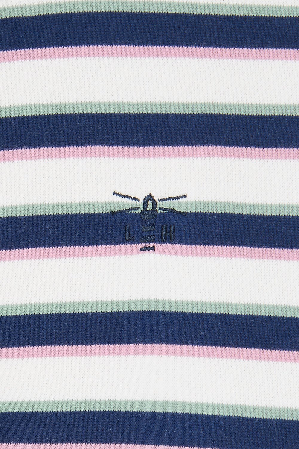 Haven Jersey - Navy Sage Rose Stripe - Lighthouse