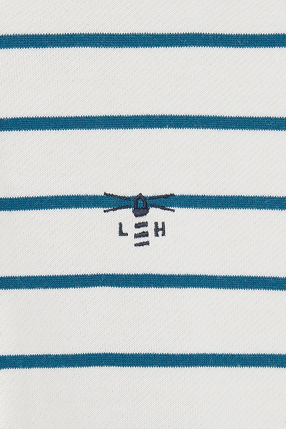 Haven Jersey - Teal Stripe - Lighthouse