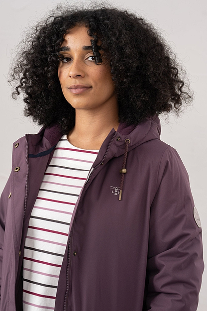 Imogen Coat - Cranberry - Lighthouse