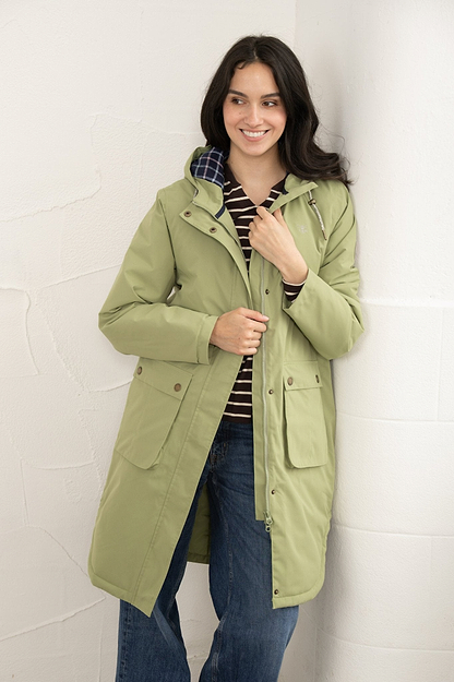 Imogen Coat - Moss-Lighthouse