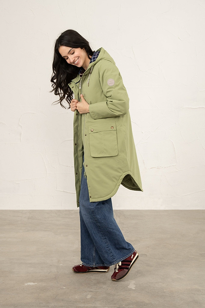Imogen Coat - Moss-Lighthouse