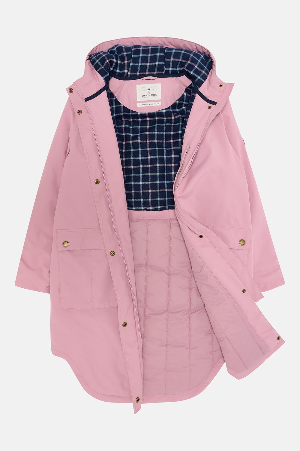 Imogen Coat - Wild Rose-Lighthouse