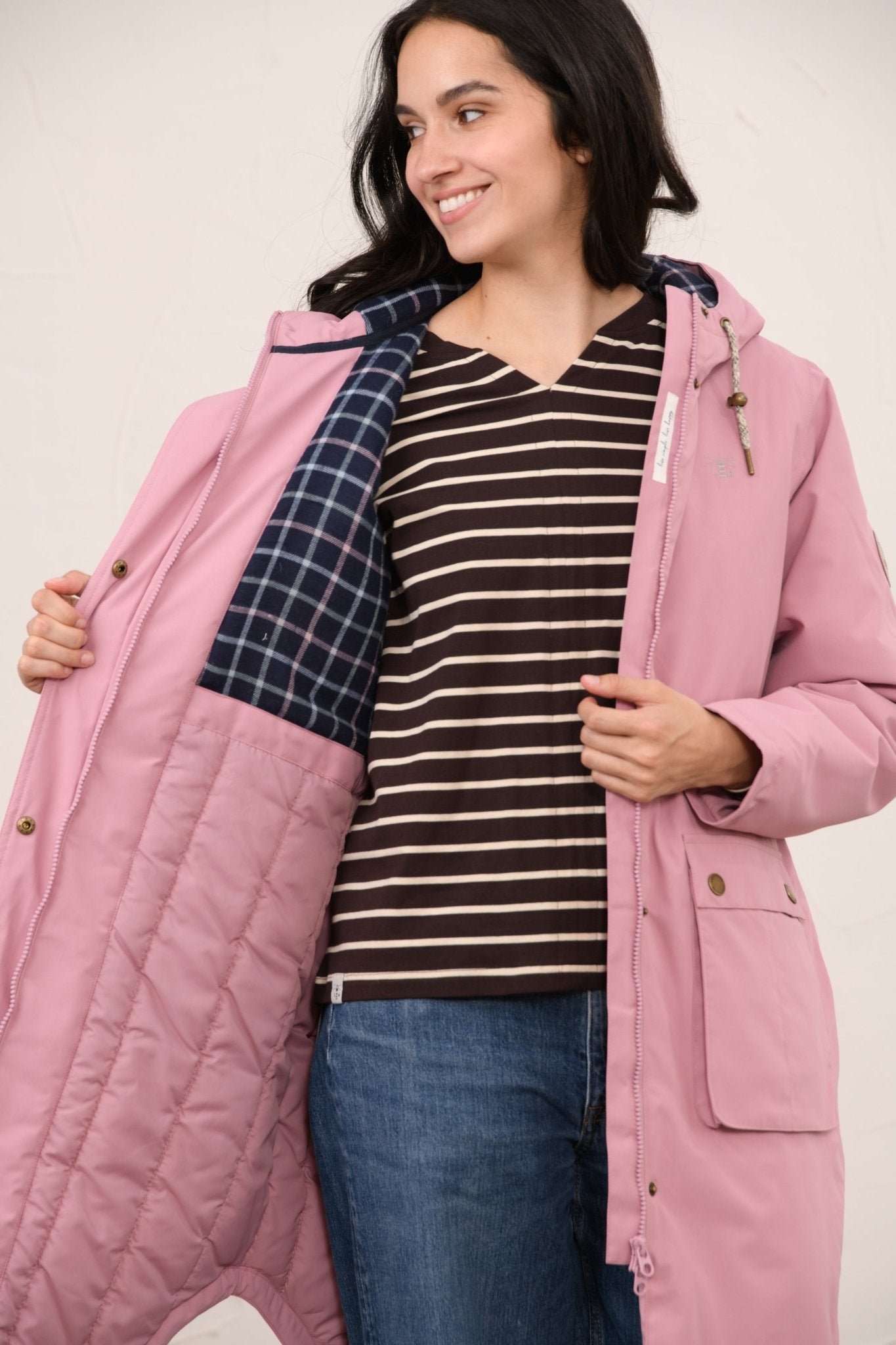 Imogen Coat - Wild Rose-Lighthouse