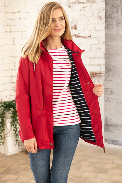 Iona Coat - Red - Lighthouse