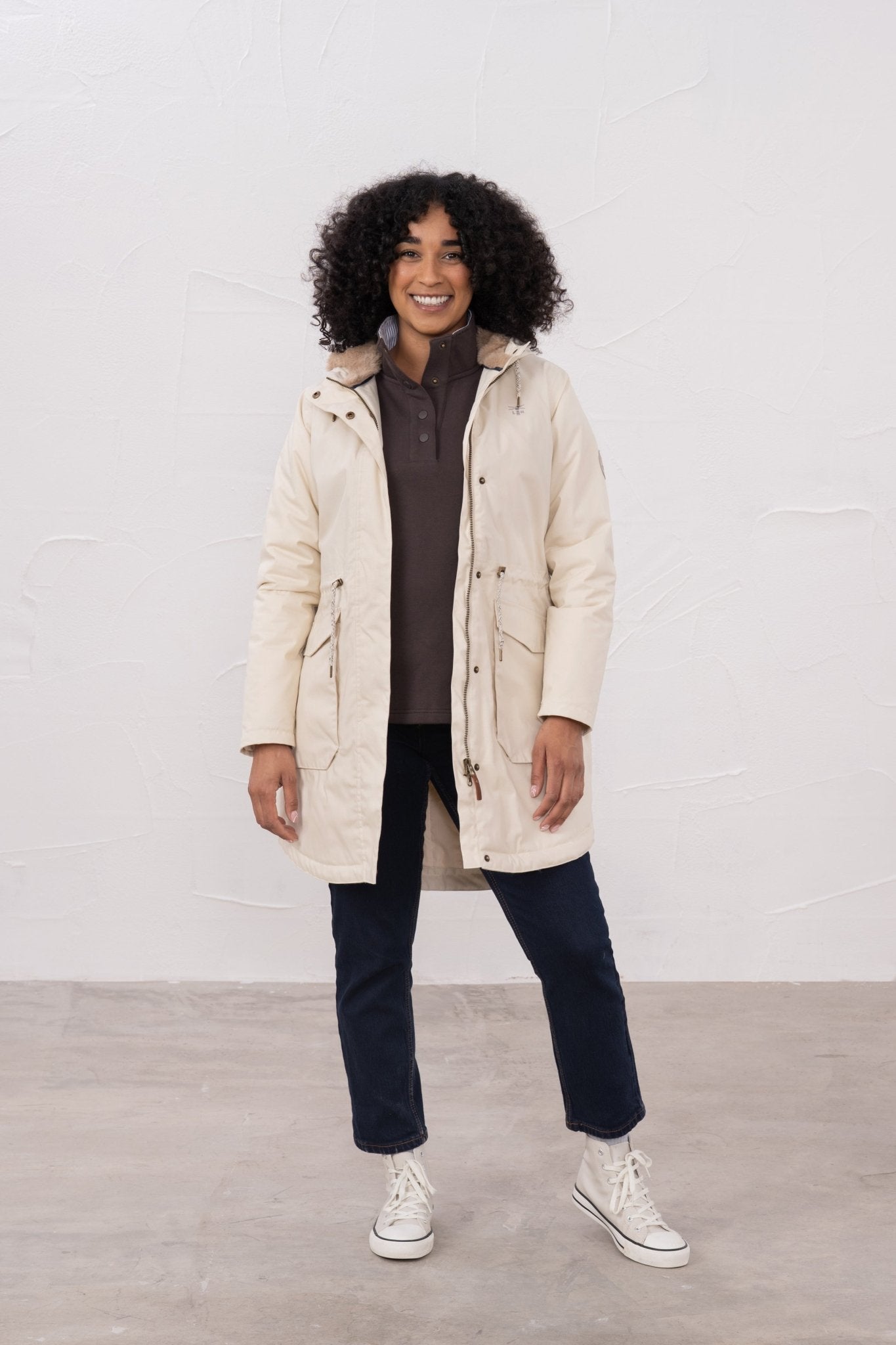 Isobel Coat - Irish Cream - Lighthouse