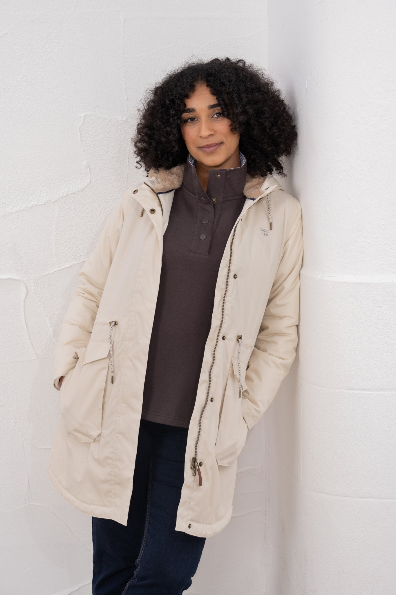 Isobel Coat - Irish Cream - Lighthouse