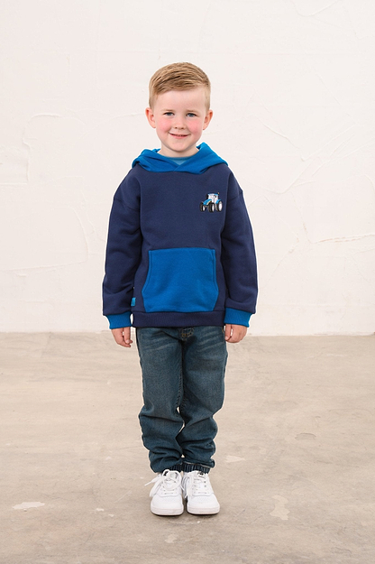 Jasper Hoodie - Blue Tractor-Lighthouse