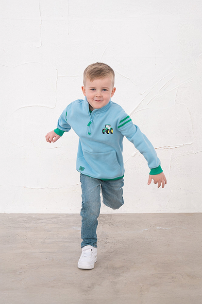 Jonah Sweatshirt - Green Tractor - Lighthouse