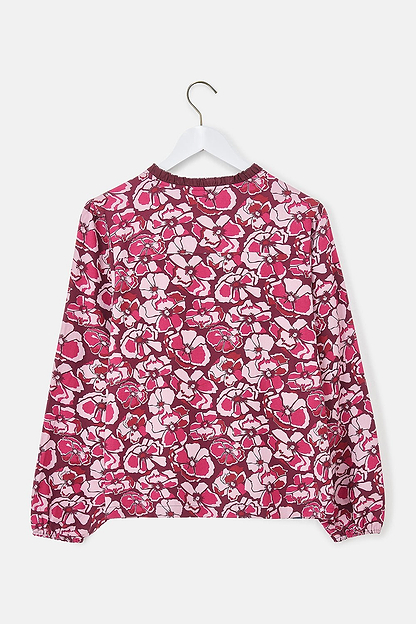 Juliette Blouse - Cranberry Floral - Lighthouse