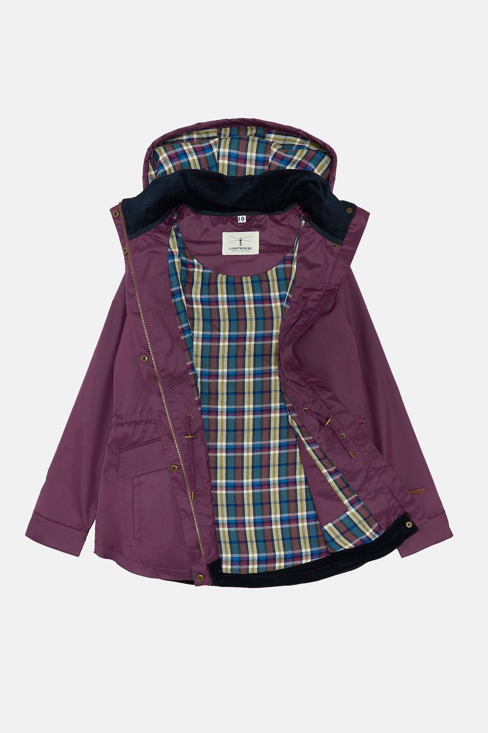 Kendal Raincoat - Plum-Lighthouse