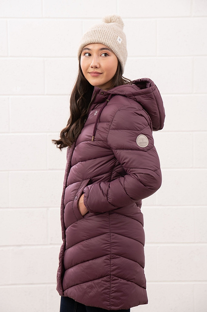 Laurel Coat - Cranberry - Lighthouse