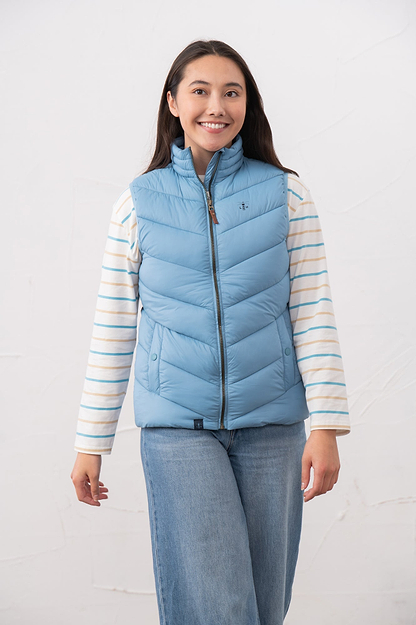 Laurel Gilet - Blue - Lighthouse