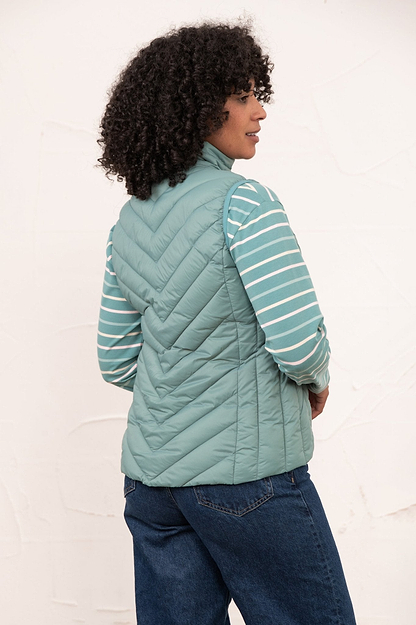 Laurel Gilet - Duck Egg-Lighthouse
