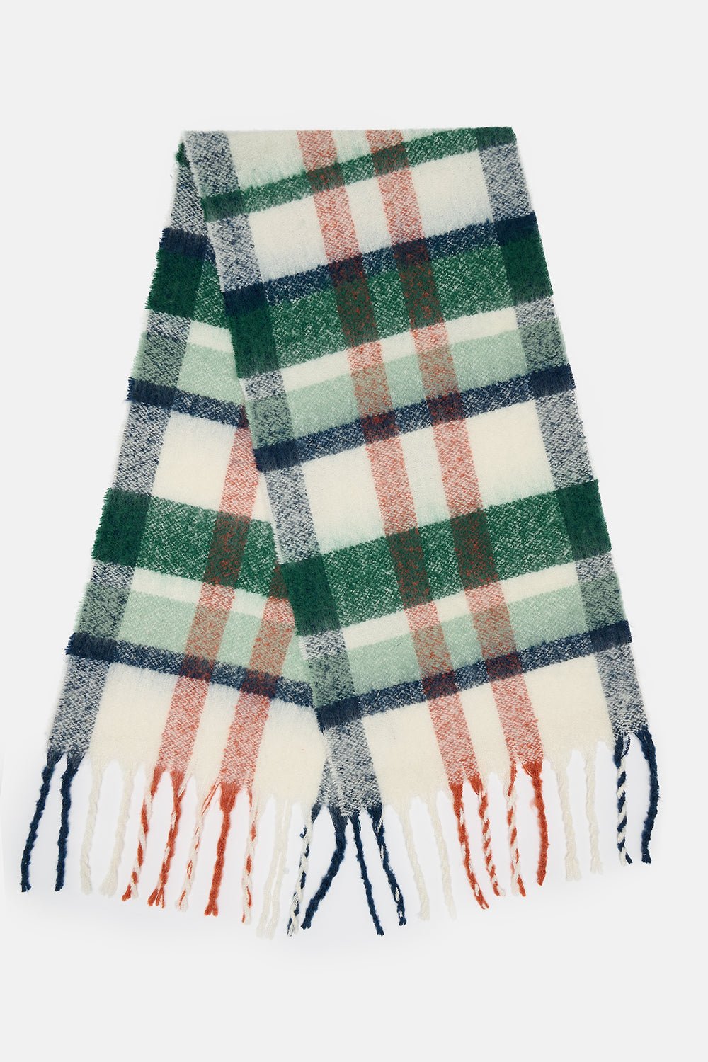Lighthouse Scarf - Sage Rust Navy - Lighthouse