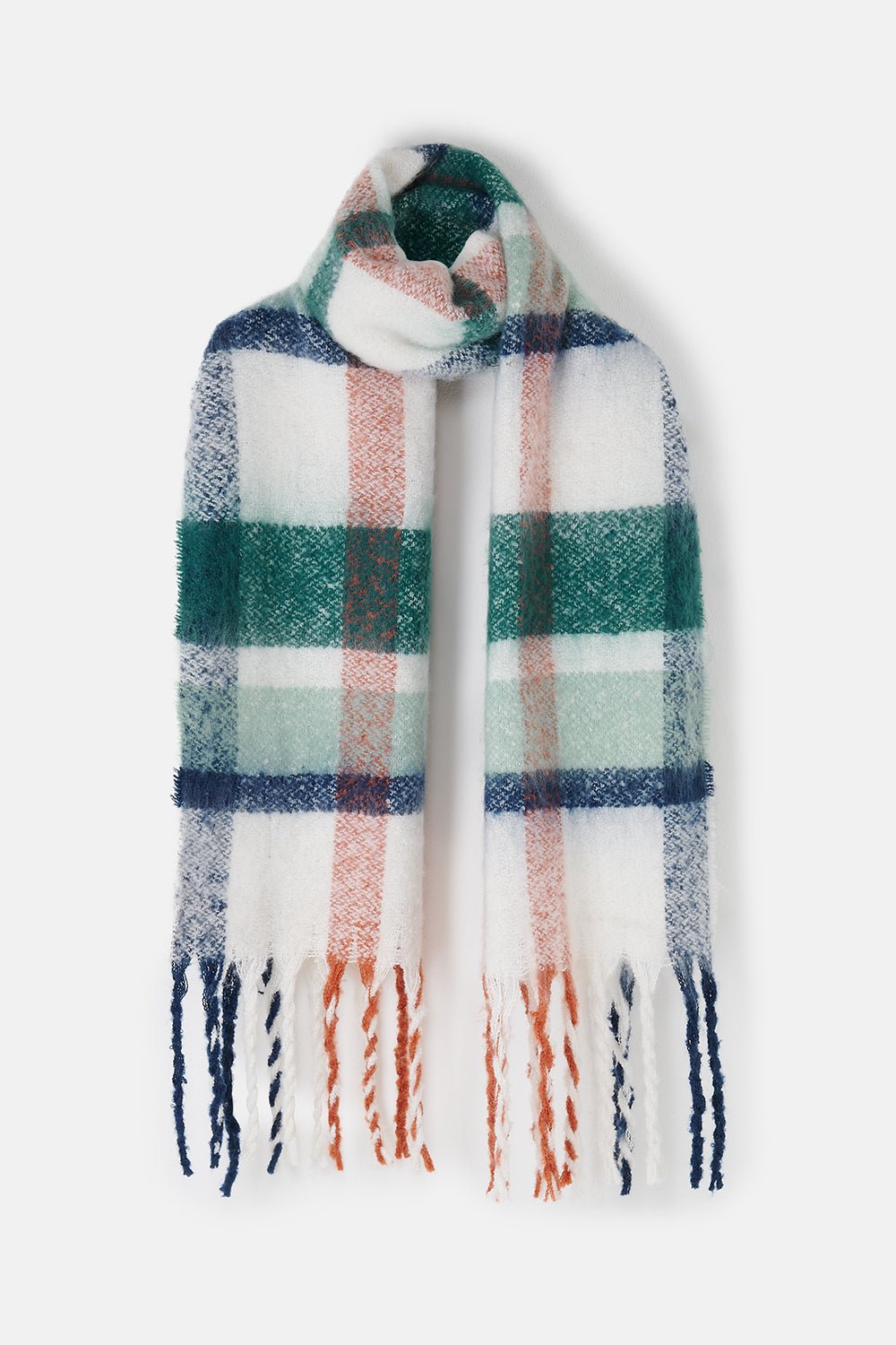 Lighthouse Scarf - Sage Rust Navy - Lighthouse