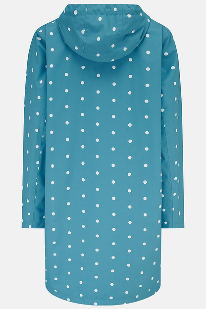Long Beachcomber Jacket - Blue Dot - Lighthouse