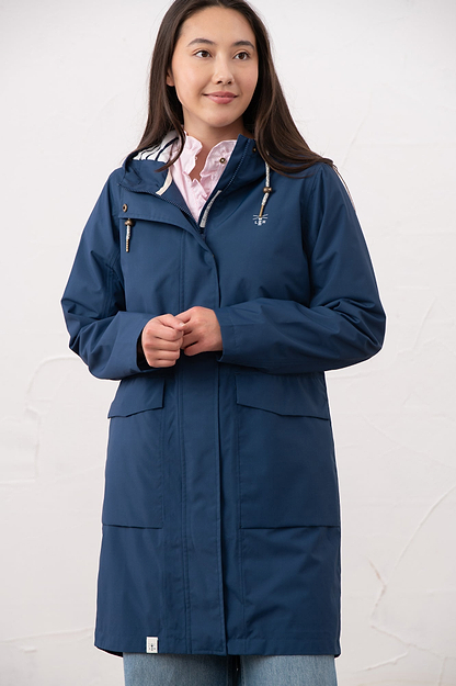 Long Beachcomber Jacket - Indigo - Lighthouse
