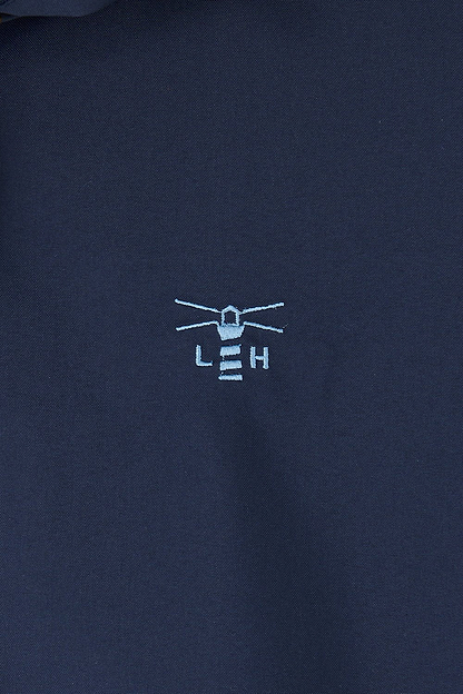 Long Beachcomber Jacket - Navy Blue - Lighthouse