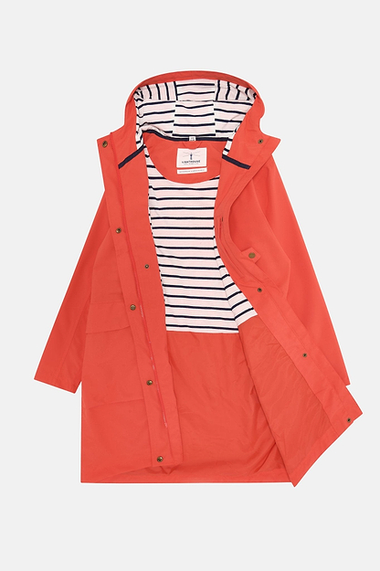 Long Beachcomber Jacket - Poppy - Lighthouse