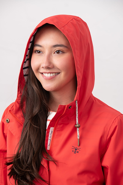 Long Beachcomber Jacket - Poppy - Lighthouse