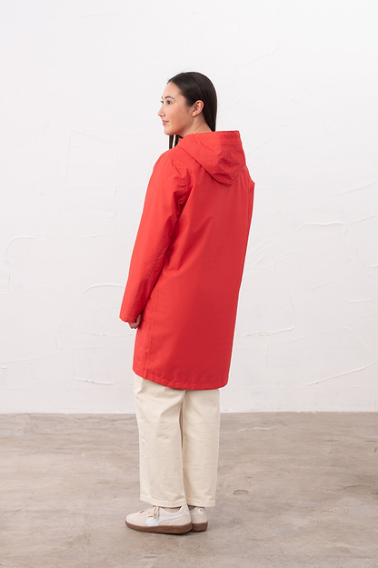 Long Beachcomber Jacket - Poppy - Lighthouse