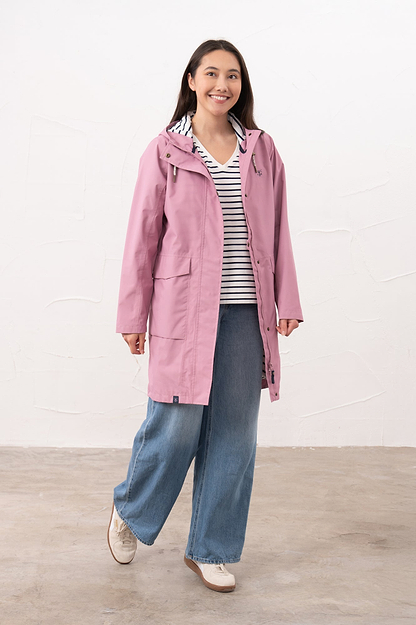 Long Beachcomber Jacket - Wild Rose - Lighthouse