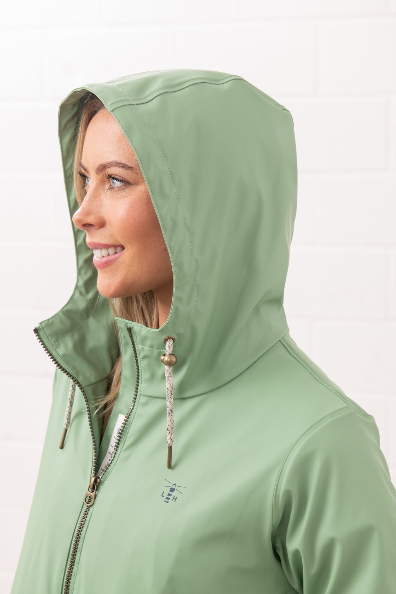 Lucy Jacket. Women's Lightweight Rubberised Raincoat | Lighthouse