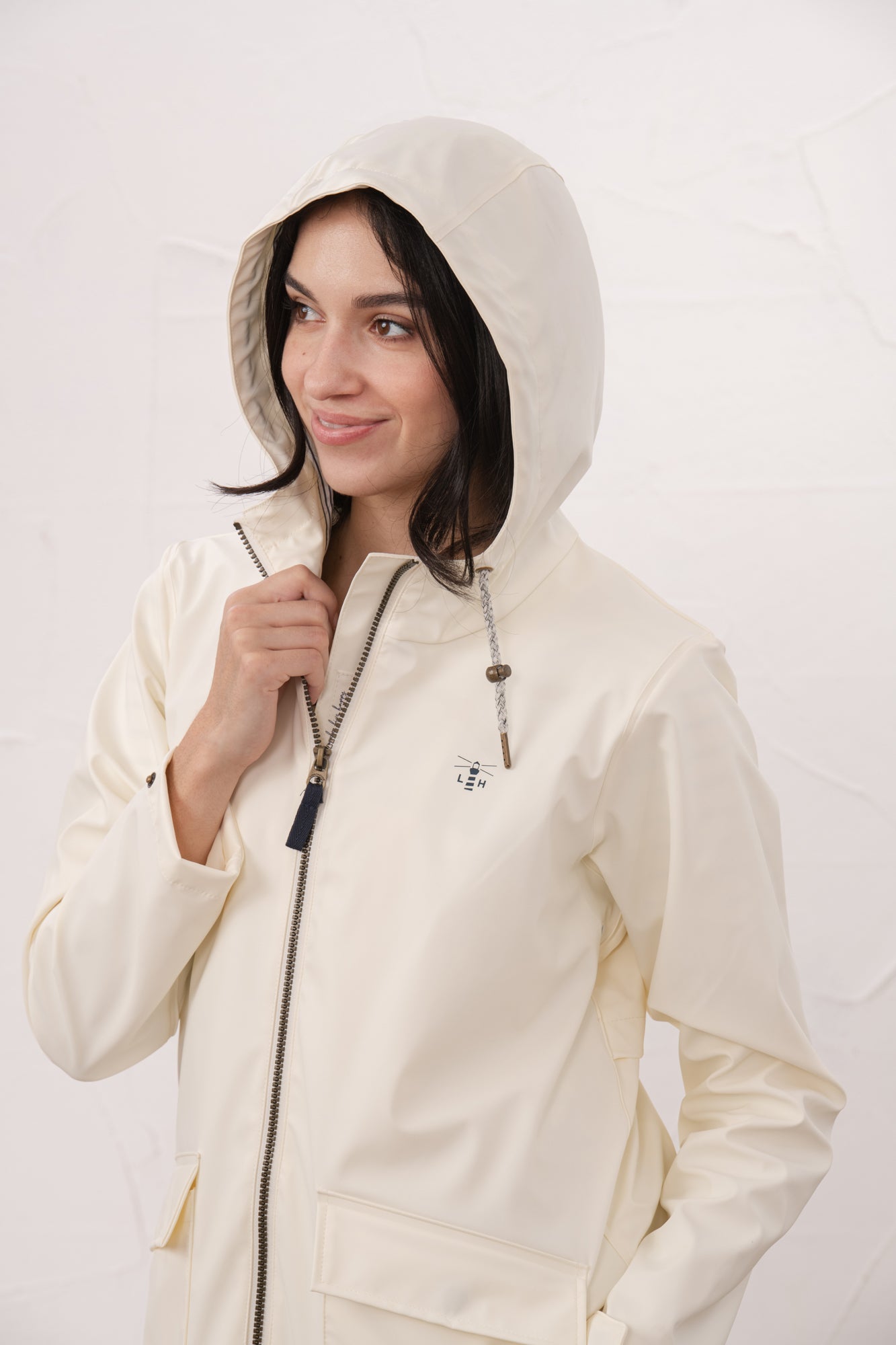 Lucy Long Jacket - Coconut - Lighthouse