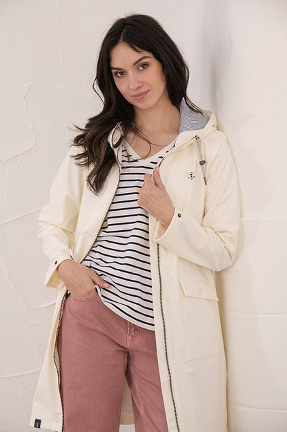 Lucy Long Jacket - Coconut - Lighthouse