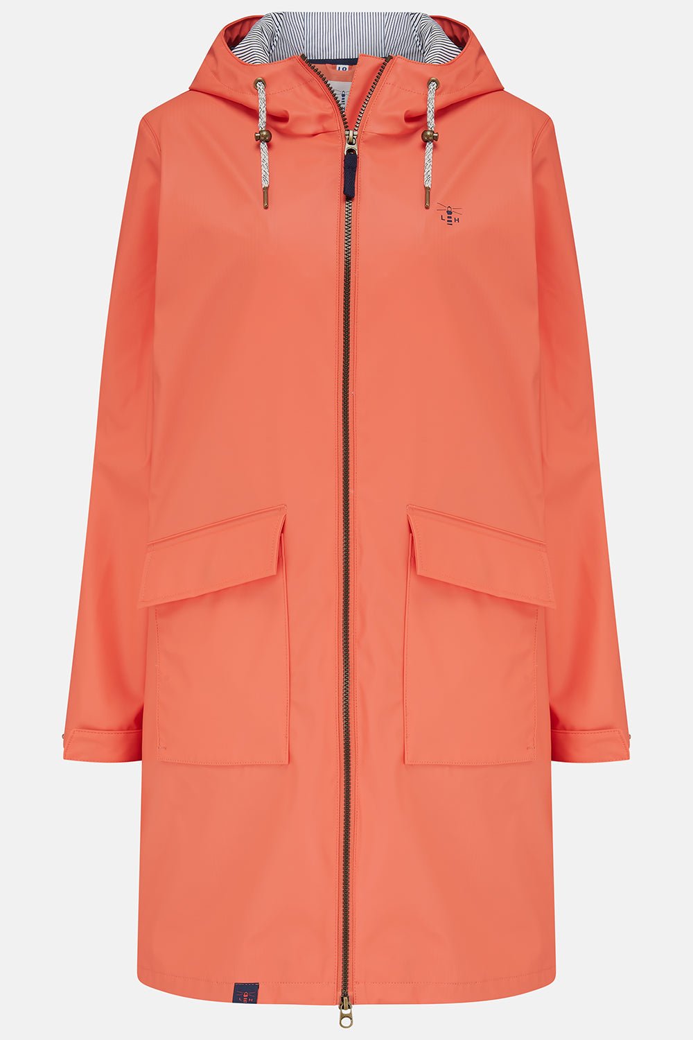 Lucy Long Jacket - Coral - Lighthouse