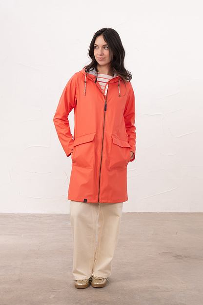 Lucy Long Jacket - Coral - Lighthouse