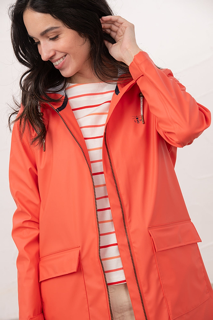 Lucy Long Jacket - Coral - Lighthouse