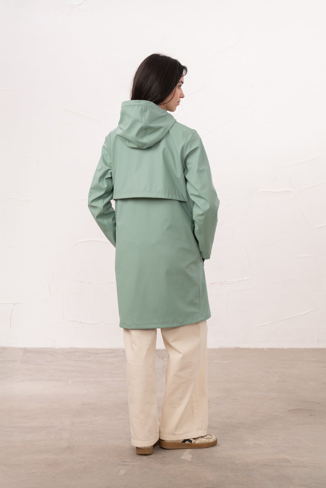 Lucy Long Jacket - Sage - Lighthouse