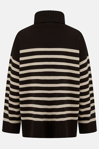 Luisa Jumper - Cocoa Cream Stripe-Lighthouse