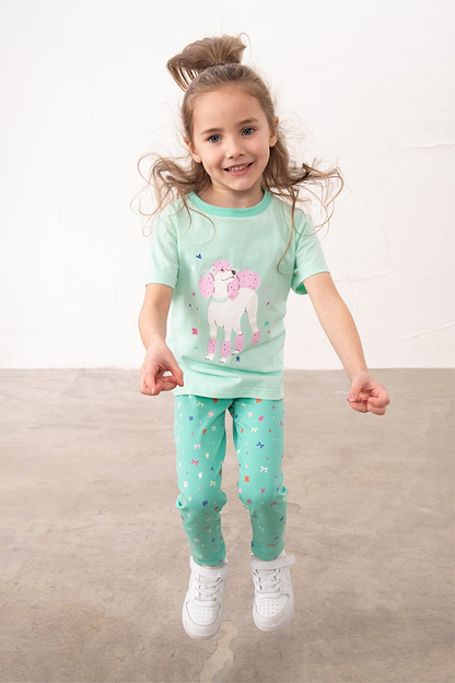 Mollie Leggings - Tiffany Print - Lighthouse