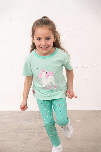 Mollie Leggings - Tiffany Print - Lighthouse