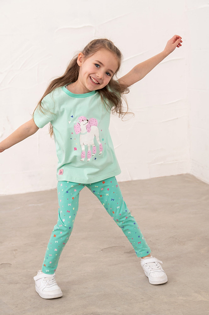 Mollie Leggings - Tiffany Print - Lighthouse