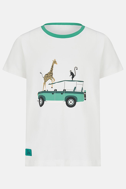 Oliver Short Sleeve Top - Animal Watch - Lighthouse