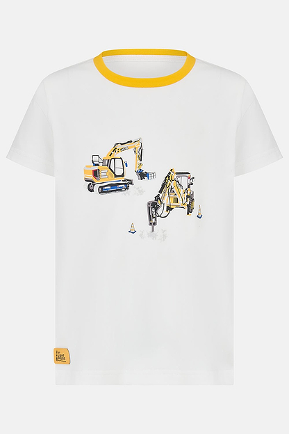 Oliver Short Sleeve Top - JCB Print - Lighthouse