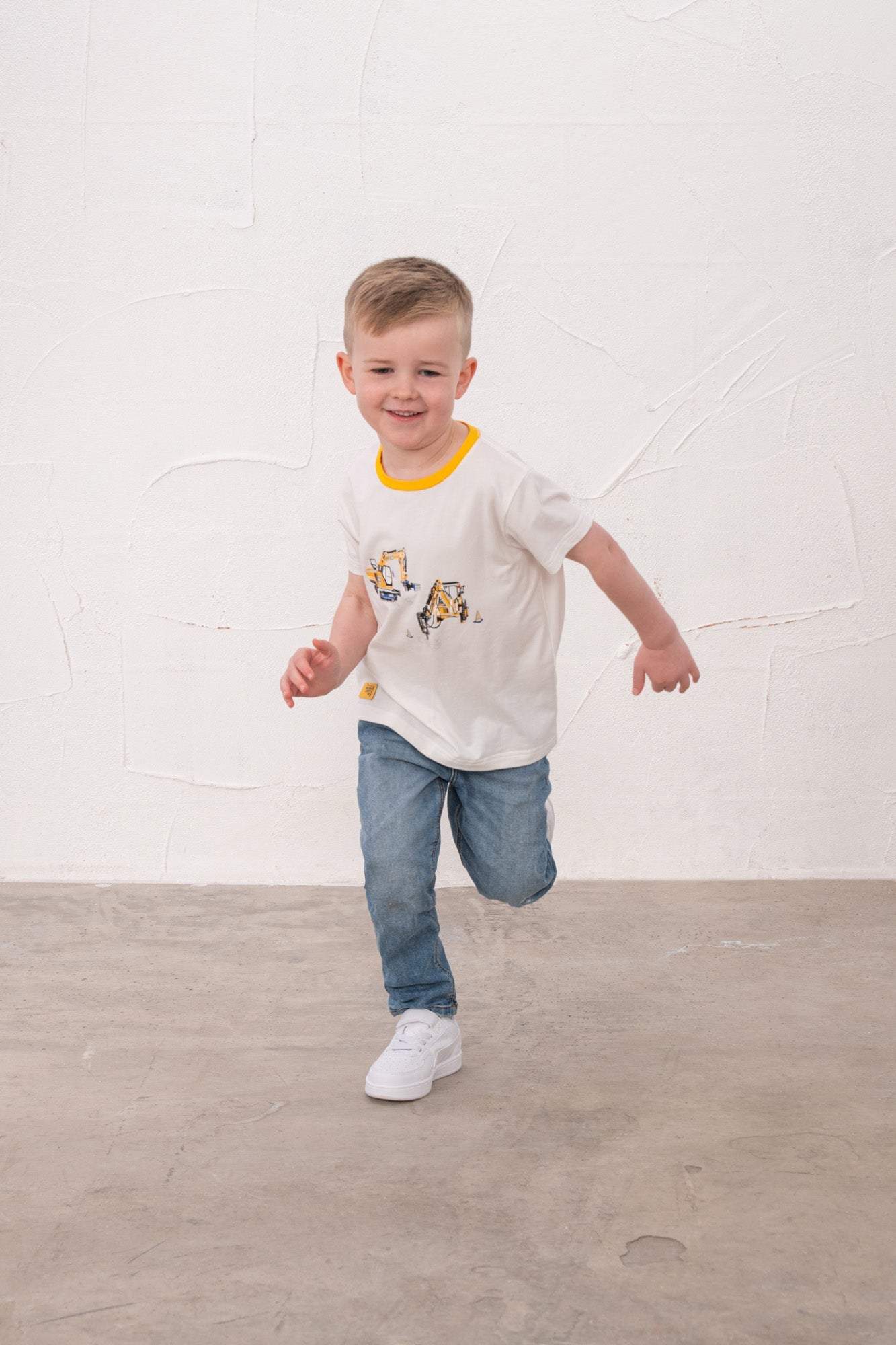 Oliver Short Sleeve Top - JCB Print - Lighthouse