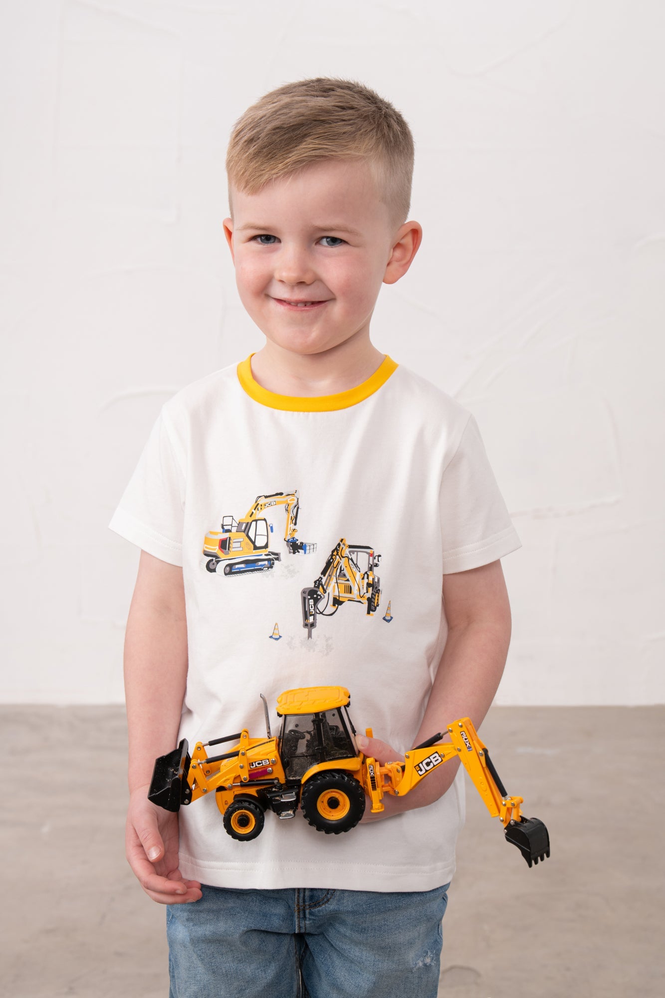 Oliver Short Sleeve Top - JCB Print - Lighthouse