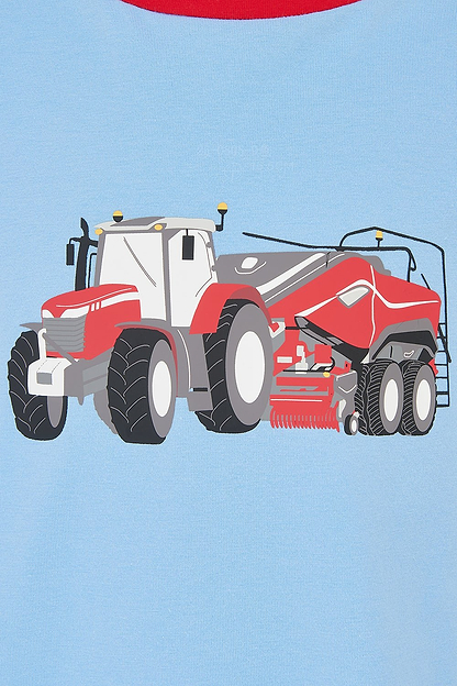 Oliver Short Sleeve Top - Red Tractor Baler - Lighthouse
