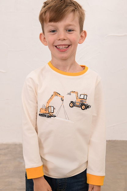 Oliver Top - Yellow JCB Fastrac-Lighthouse