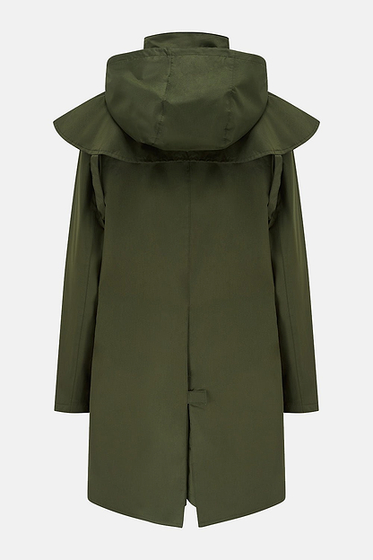 Outrider 3/4 Length Waterproof Raincoat - Fern-Lighthouse